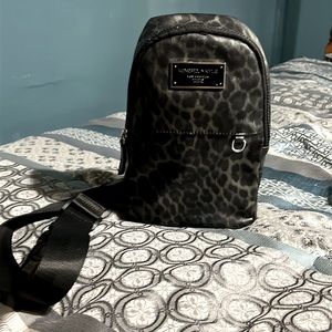 Kendall & Kylie Leopard Print Cross Body Bag W~Attached Coin Purse